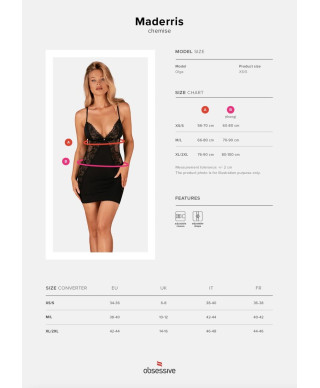 Maderris koszulka i stringi XL2XL