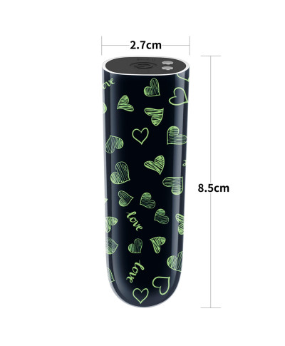 Rechargeable Glow-in-the-dark Heart Massager