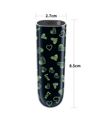 Rechargeable Glow-in-the-dark Heart Massager