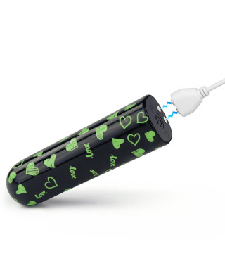 Rechargeable Glow-in-the-dark Heart Massager