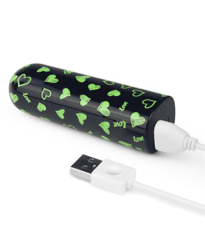 Rechargeable Glow-in-the-dark Heart Massager