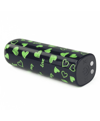 Rechargeable Glow-in-the-dark Heart Massager