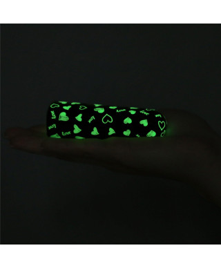 Rechargeable Glow-in-the-dark Heart Massager