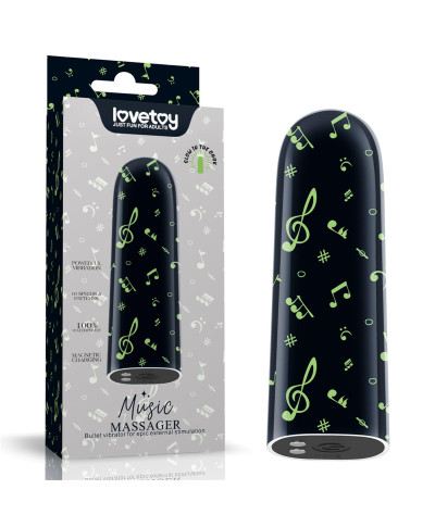 Rechargeable Glow-in-the-dark Music Massager