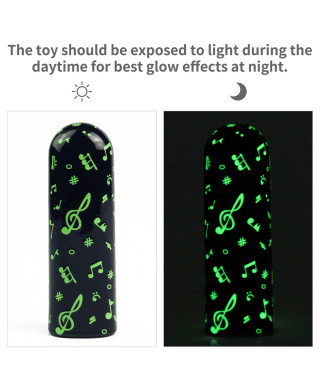 Rechargeable Glow-in-the-dark Music Massager