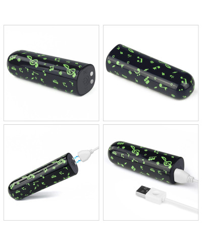 Rechargeable Glow-in-the-dark Music Massager