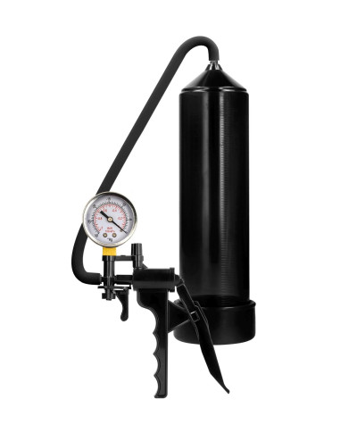 Elite Beginner Pump With PSI Gauge - Black