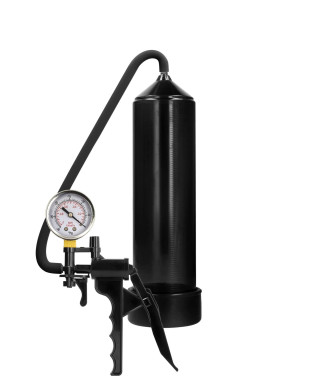 Elite Beginner Pump With PSI Gauge - Black