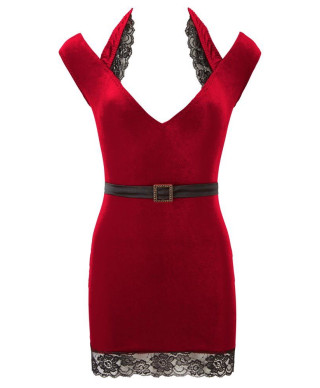 Velvet Dress red S