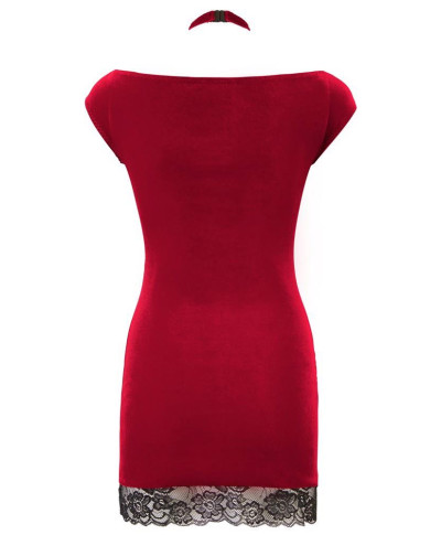 Velvet Dress red S