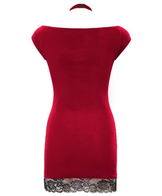 Velvet Dress red S