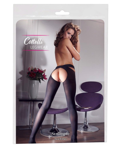 Stockings black LXL