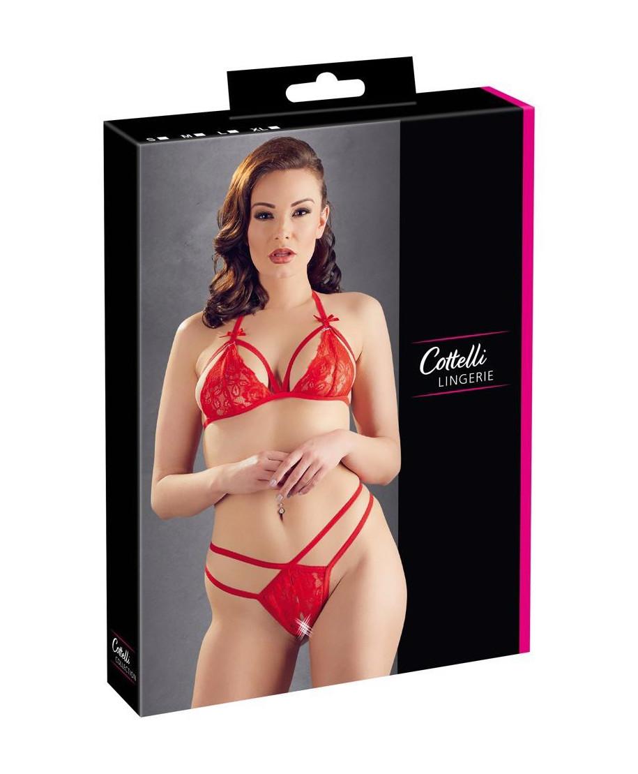Lace Set red L