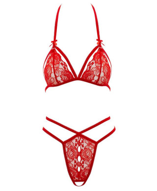 Lace Set red L