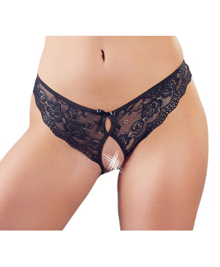 Crotchless Lace Briefs M