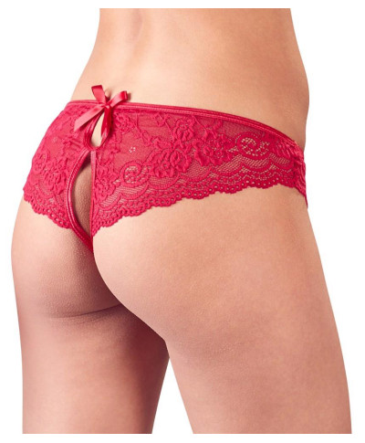 Lace Briefs Crotchless M