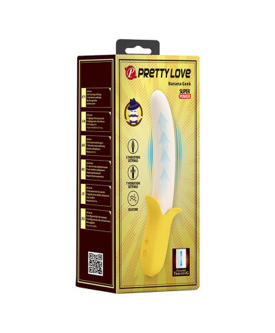 PRETTY LOVE - Banana Greek 7 vibration functions 3 thrusting settings