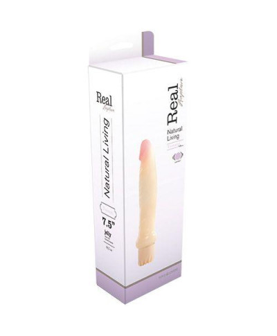 Wibrator-REALISTIC VIBRATOR REAL RAPTURE TSUNAMI JELLY FLESH 75