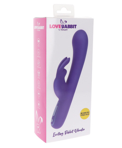 Exciting Rabbit Vibrator Purple