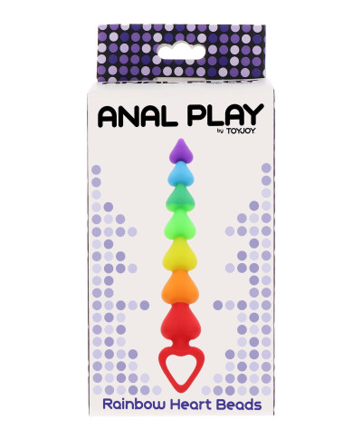 Rainbow Heart Beads Rainbow