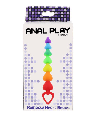 Rainbow Heart Beads Rainbow