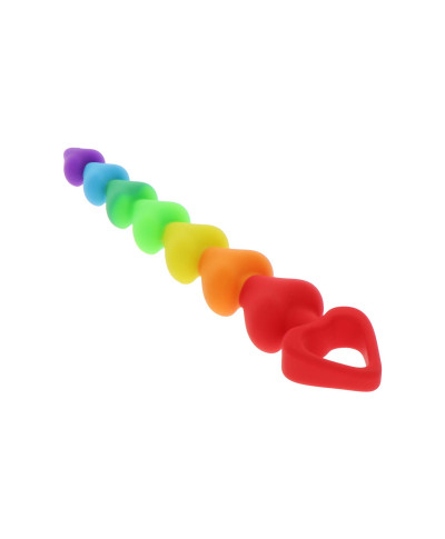 Rainbow Heart Beads Rainbow