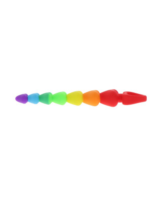 Rainbow Heart Beads Rainbow