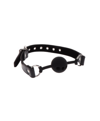 Silicone Ball Gag Black