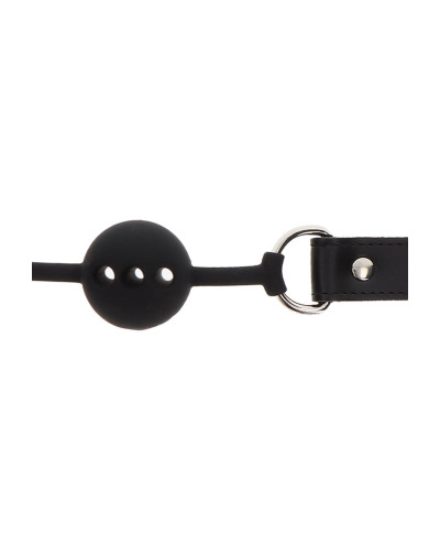 Silicone Ball Gag Black