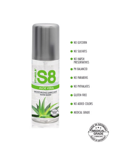 S8 WB Aloe Vera Lube 125ml Aloe Vera