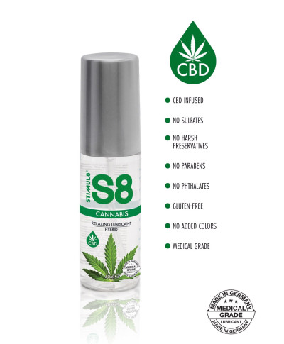 S8 Hybrid Cannabis Lube 50ml Cannabis