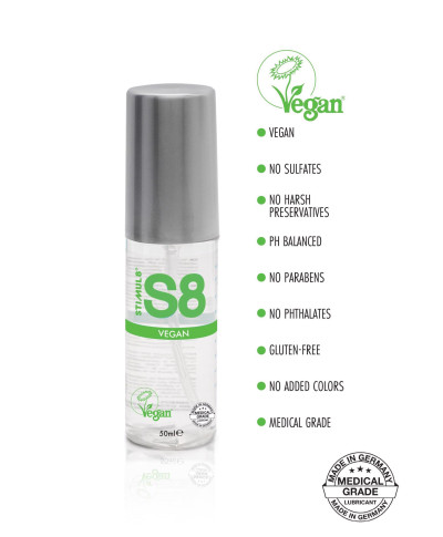 S8 WB Vegan Lube 50ml Natural