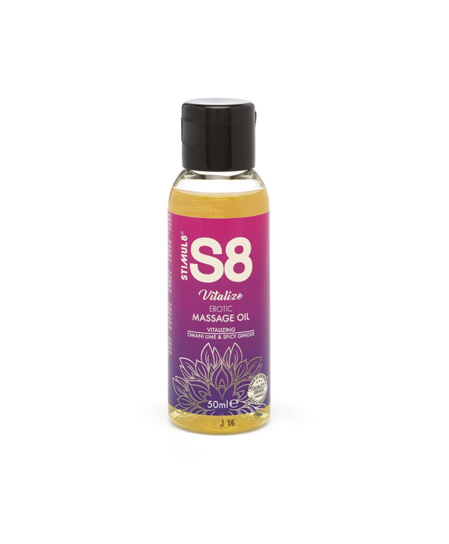 S8 Massage Oil 50ml Omani Lime Spicy Ginger