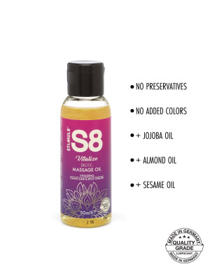 S8 Massage Oil 50ml Omani Lime Spicy Ginger