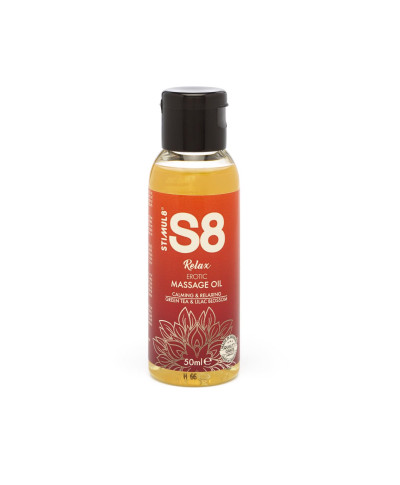 S8 Massage Oil 50ml Green Tea Lilac Blossom