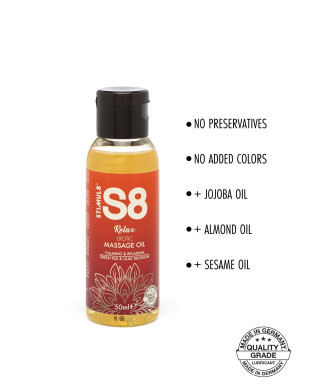 S8 Massage Oil 50ml Green Tea Lilac Blossom