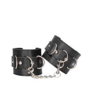 Bonded Leather Hand or Ankle Cuffs - With Adjustable Straps