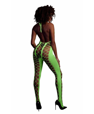 Bodystocking with Halterneck - Green - XSXL