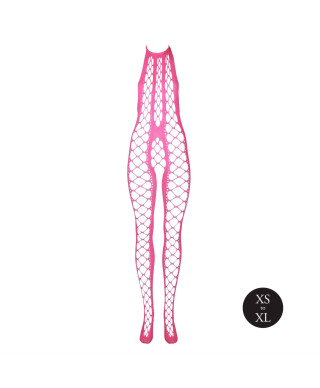 Bodystocking with Halterneck - Pink - XSXL