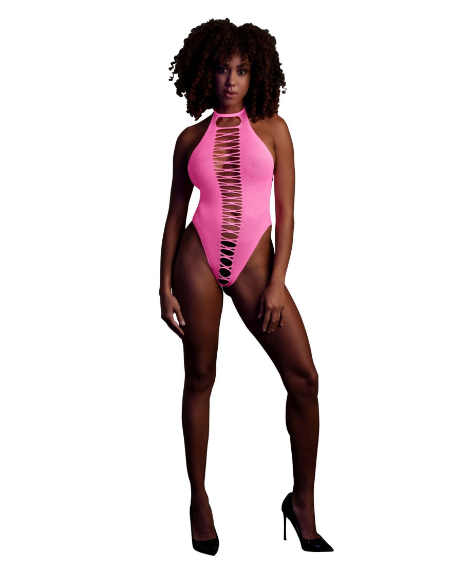 High-Cut Body - Neon Pink - XSXL