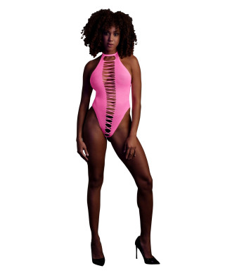 High-Cut Body - Neon Pink - XSXL