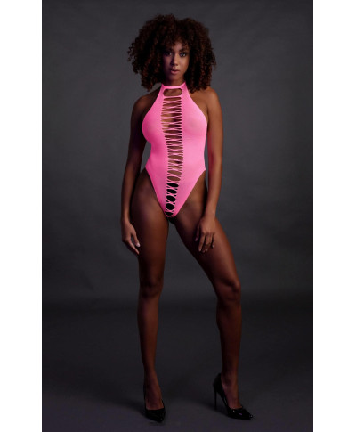 High-Cut Body - Neon Pink - XSXL