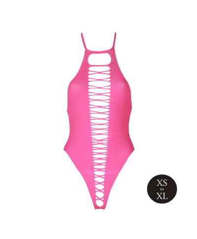 High-Cut Body - Neon Pink - XSXL