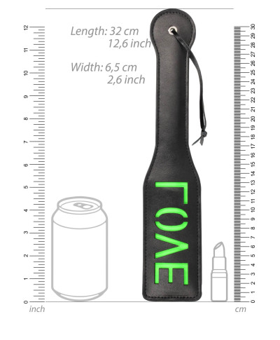 Love Paddle - Glow in the Dark - BlackNeon Green