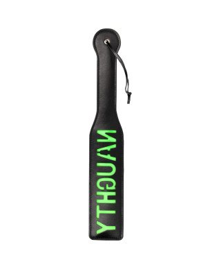 Naughty Paddle - Glow in the Dark - BlackNeon Green