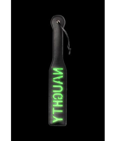 Naughty Paddle - Glow in the Dark - BlackNeon Green