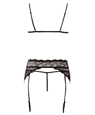 Lace Suspender Set M