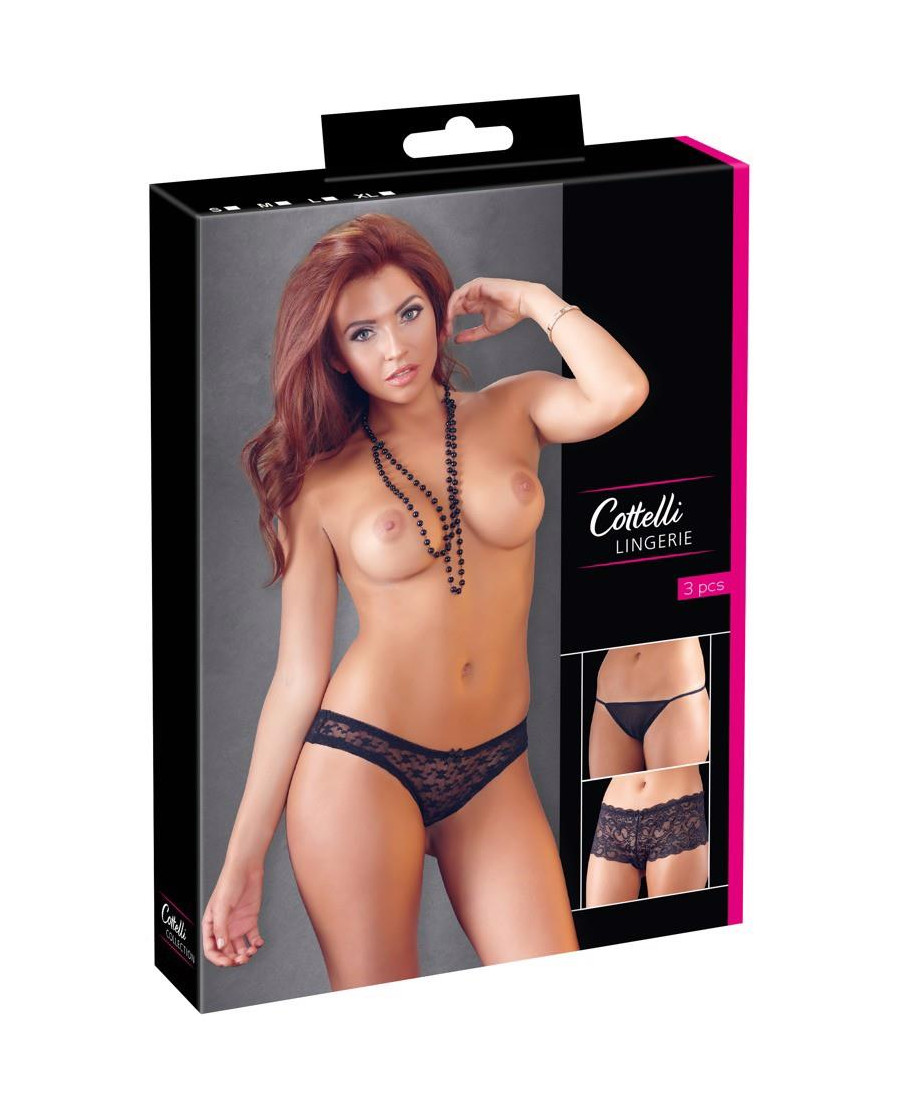 Briefs Set Black L