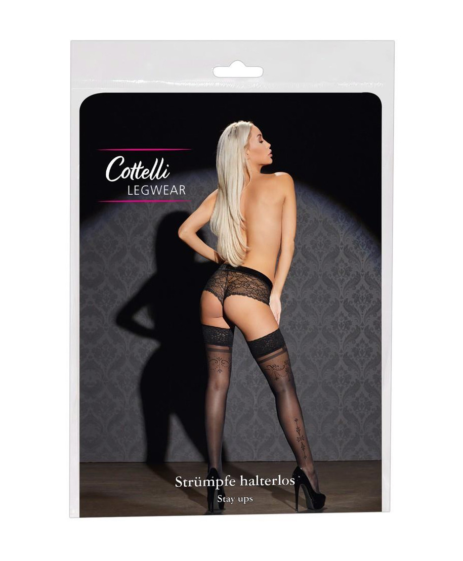 Hold-up Stockings Black 2