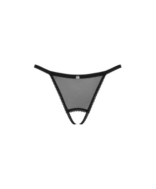 Celia Noir crotchless thong XSS